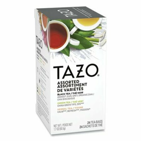 FIVE STAR DISTRIBUTORS Tazo, Assorted Tea Bags, Three Each Flavor, 24PK 153966